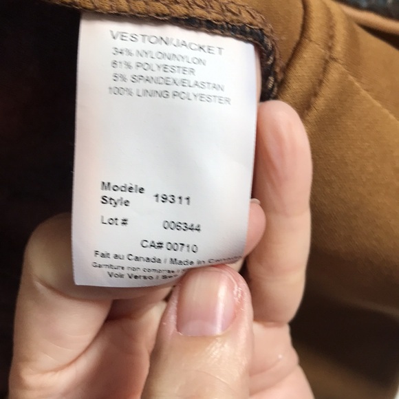 Fabulous vintage Joseph Ribkoff fitted metallic sheen zipped light jacket - Picture 6 of 9